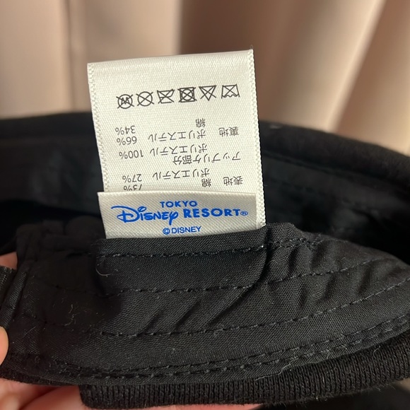 TOKYO DISNEY DISNEYLAND PARK Mickey Ears Beanie Hat RARE Black NWT - Picture 5 of 6